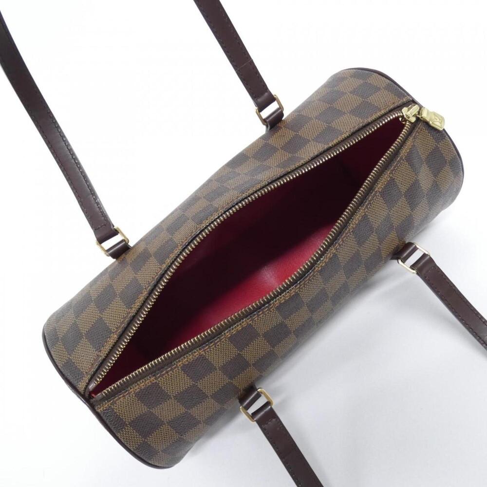 LOUIS VUITTON Brown Damier Papillon 30 Pouch - Picture 6 of 6